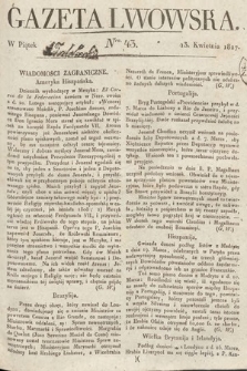 Gazeta Lwowska. 1827, nr 43
