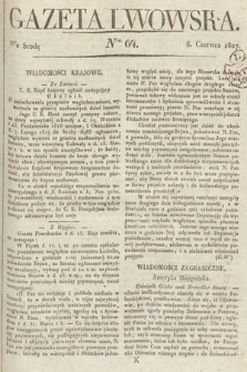 Gazeta Lwowska. 1827, nr 64