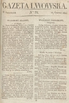 Gazeta Lwowska. 1827, nr 72