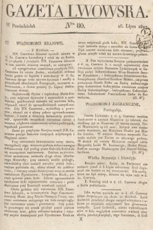 Gazeta Lwowska. 1827, nr 80