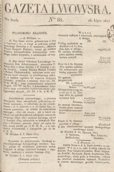 Gazeta Lwowska. 1827, nr 81