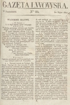 Gazeta Lwowska. 1827, nr 86