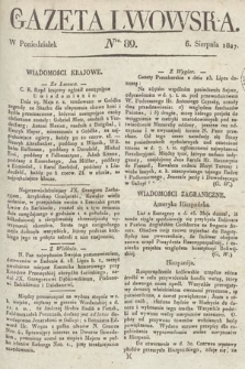 Gazeta Lwowska. 1827, nr 89