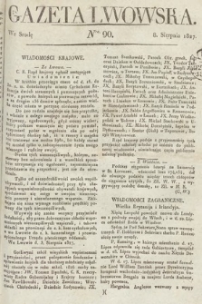 Gazeta Lwowska. 1827, nr 90