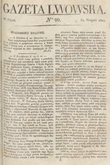 Gazeta Lwowska. 1827, nr 99