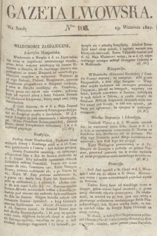 Gazeta Lwowska. 1827, nr 108