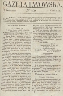 Gazeta Lwowska. 1827, nr 109