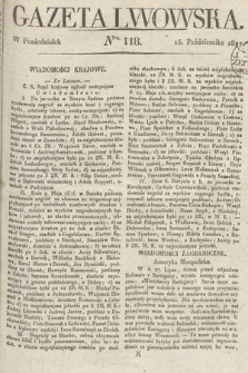 Gazeta Lwowska. 1827, nr 118