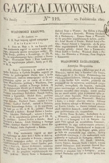 Gazeta Lwowska. 1827, nr 119