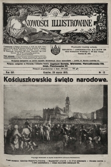 Nowości Illustrowane. 1919, nr 13