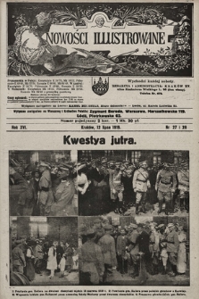 Nowości Illustrowane. 1919, nr 27/28