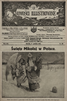 Nowości Illustrowane. 1919, nr 49
