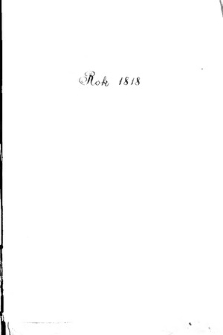 Dziennik Rozporządzeń Rządowych Wolnego, Niepodległego i Ściśle Neutralnego Miasta Krakowa i jego Okręgu. 1818