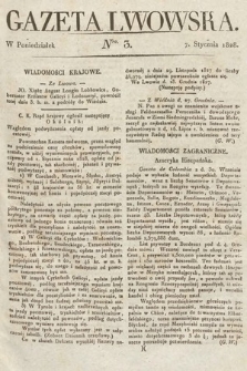 Gazeta Lwowska. 1828, nr 3