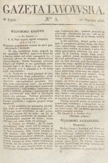 Gazeta Lwowska. 1828, nr 5