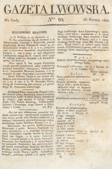Gazeta Lwowska. 1828, nr 10