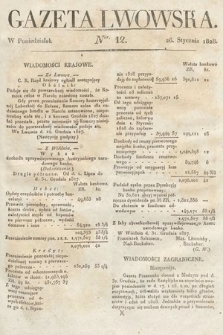 Gazeta Lwowska. 1828, nr 12