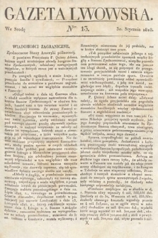 Gazeta Lwowska. 1828, nr 13
