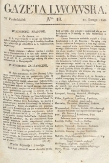Gazeta Lwowska. 1828, nr 18