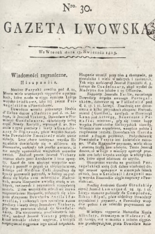 Gazeta Lwowska. 1813, nr 30