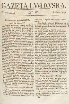 Gazeta Lwowska. 1828, nr 27