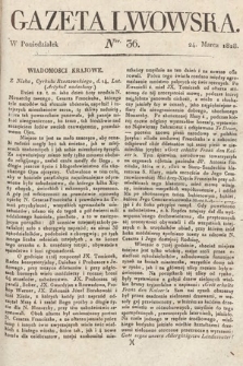 Gazeta Lwowska. 1828, nr 36