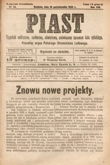 Piast : tygodnik polityczny, społeczny, oświatowy, poświęcony sprawom ludu polskiego : Naczelny organ Polskiego Stronnictwa Ludowego. 1925, nr 42