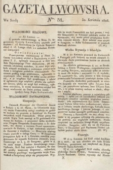 Gazeta Lwowska. 1828, nr 51