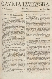 Gazeta Lwowska. 1828, nr 59