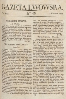 Gazeta Lwowska. 1828, nr 65