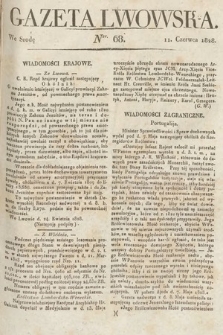 Gazeta Lwowska. 1828, nr 68