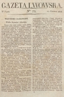 Gazeta Lwowska. 1828, nr 75