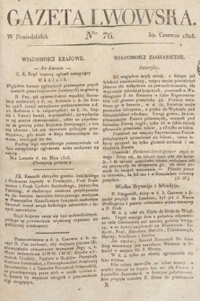 Gazeta Lwowska. 1828, nr 76