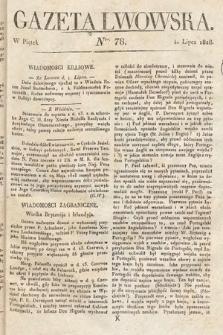 Gazeta Lwowska. 1828, nr 78