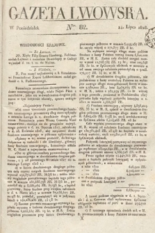 Gazeta Lwowska. 1828, nr 82