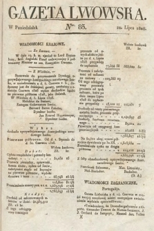 Gazeta Lwowska. 1828, nr 85