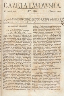 Gazeta Lwowska. 1828, nr 110