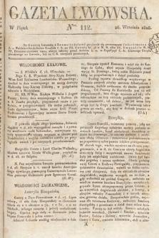 Gazeta Lwowska. 1828, nr 112