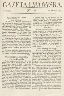 Gazeta Lwowska. 1829, nr 6