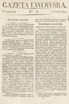 Gazeta Lwowska. 1829, nr 8