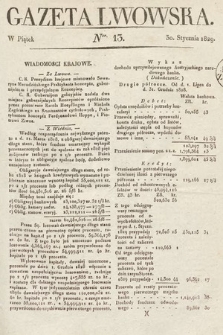 Gazeta Lwowska. 1829, nr 13