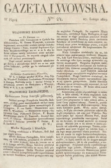 Gazeta Lwowska. 1829, nr 24