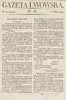 Gazeta Lwowska. 1829, nr 25