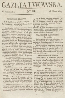 Gazeta Lwowska. 1829, nr 31
