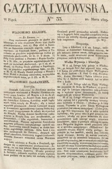 Gazeta Lwowska. 1829, nr 33