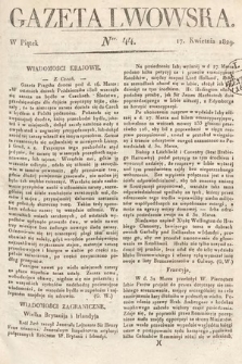 Gazeta Lwowska. 1829, nr 44