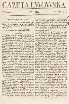 Gazeta Lwowska. 1829, nr 54