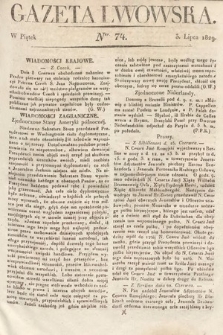 Gazeta Lwowska. 1829, nr 74