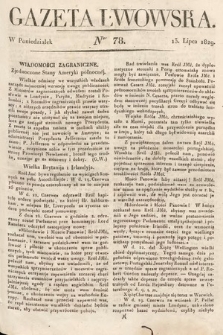 Gazeta Lwowska. 1829, nr 78