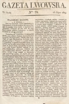 Gazeta Lwowska. 1829, nr 79